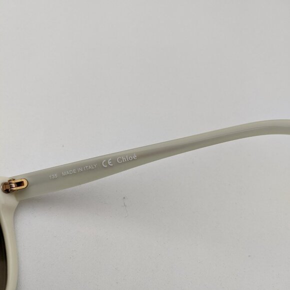Chloé Cream Frame Brown Lens Sunglasses main image 6